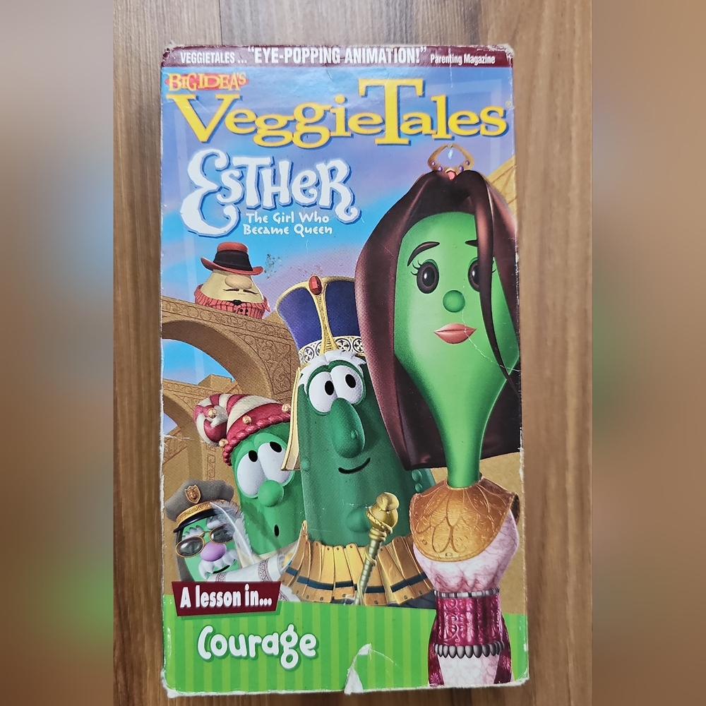 VeggieTales Esther The Girl Who Became Queen VHS Tape